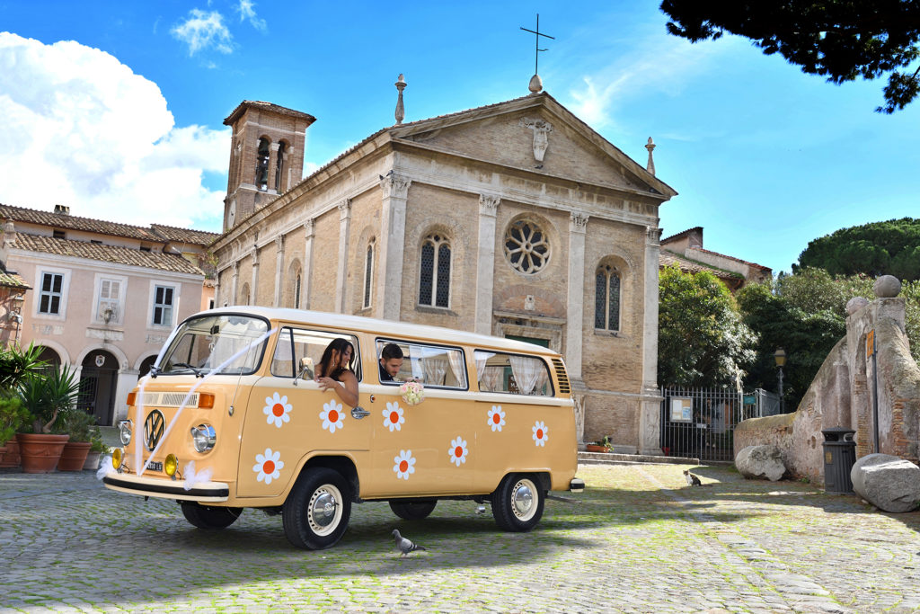 Noleggio pulmino volkswagen roma - Autonoleggio pulmini vintage matrimoni roma - Affitto Limousine Roma